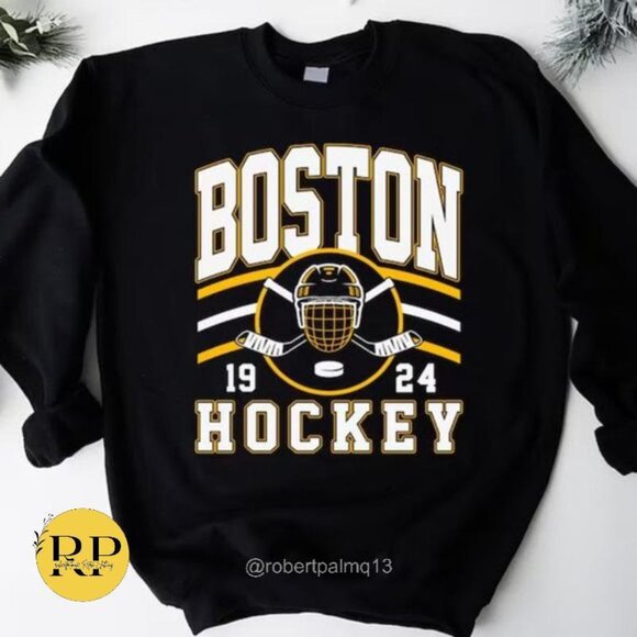 1924 Boston Bruins Hockey Retro sweatshirt shirt retro collection robertpalmq13 - Picture 1 of 2